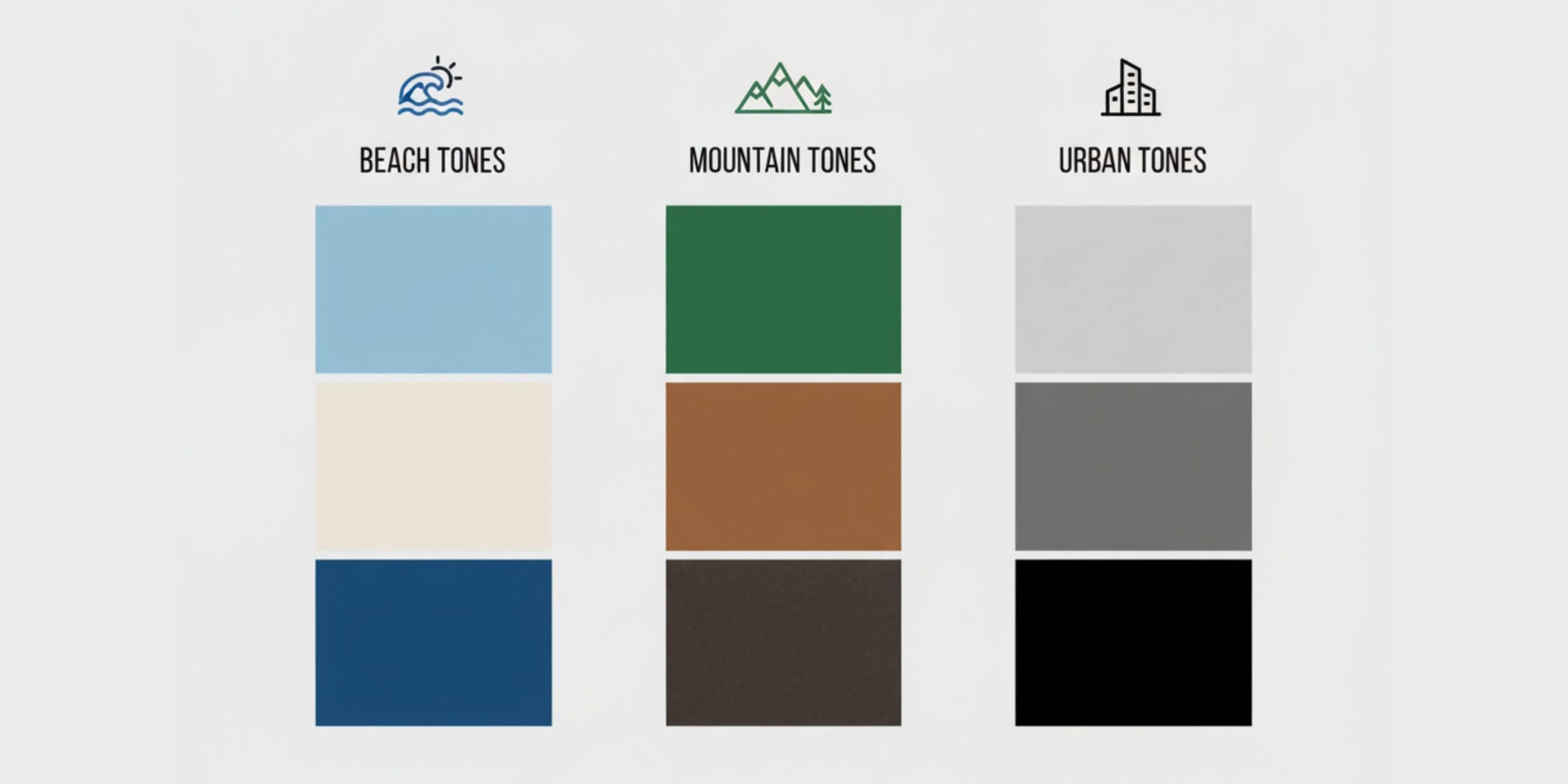 Airbnb interior design color psychology palette for different markets - RemoteBuilder
