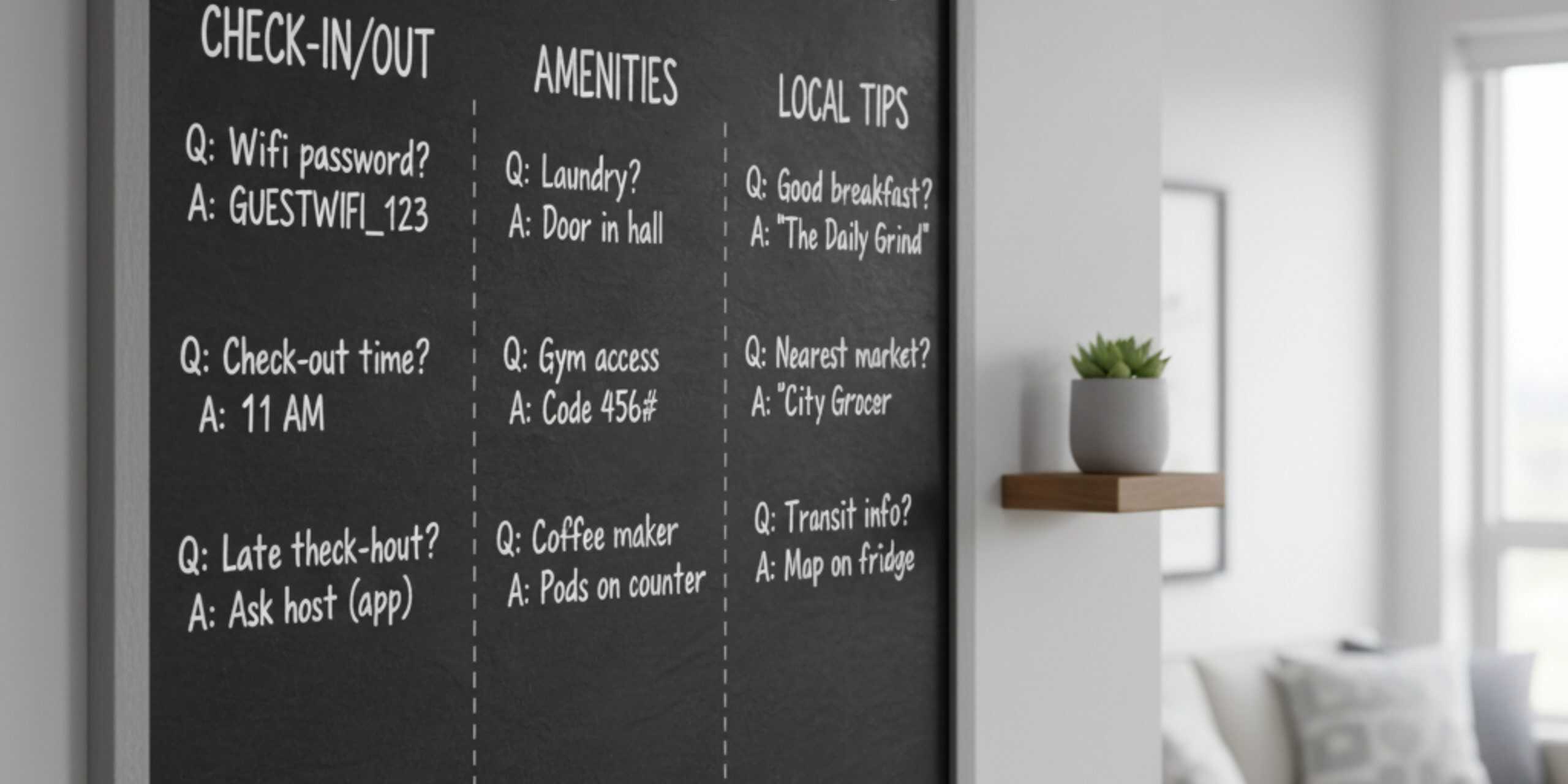 Frequently Asked Questions for Airbnb Guest Experience Optimization