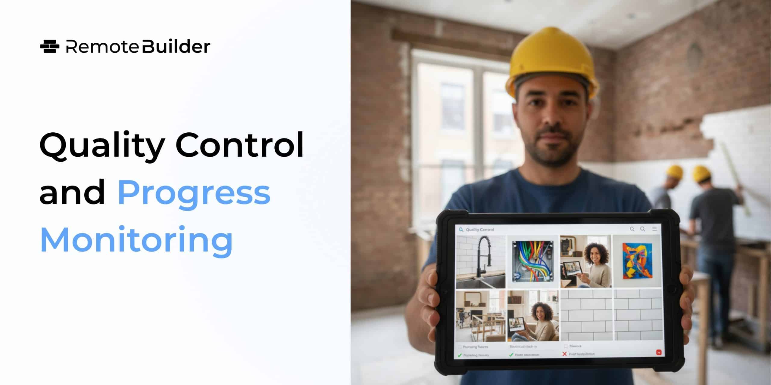 Quality Control and Progress Monitoring to Renovate U.S. Property from Abroad - RemoteBuilder