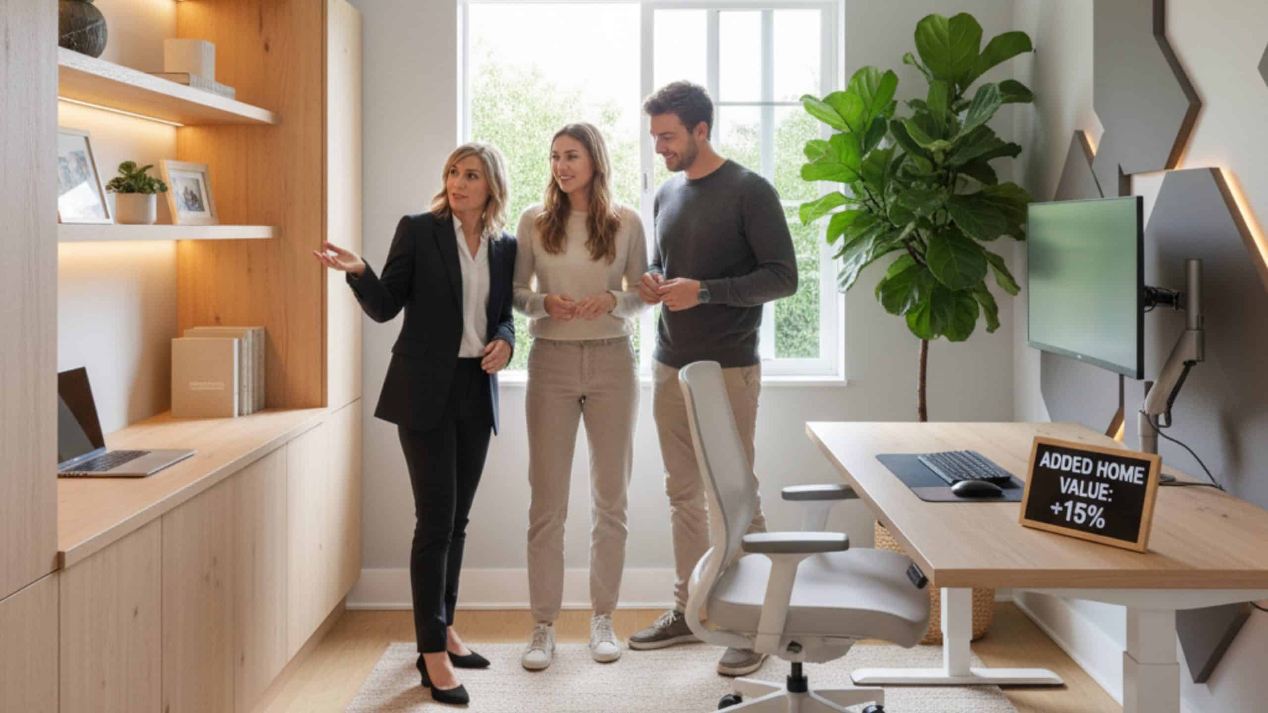 Home office renovation increasing property resale value - RemoteBuilder