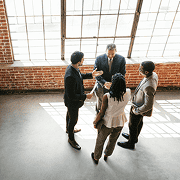 meeting with 3 people